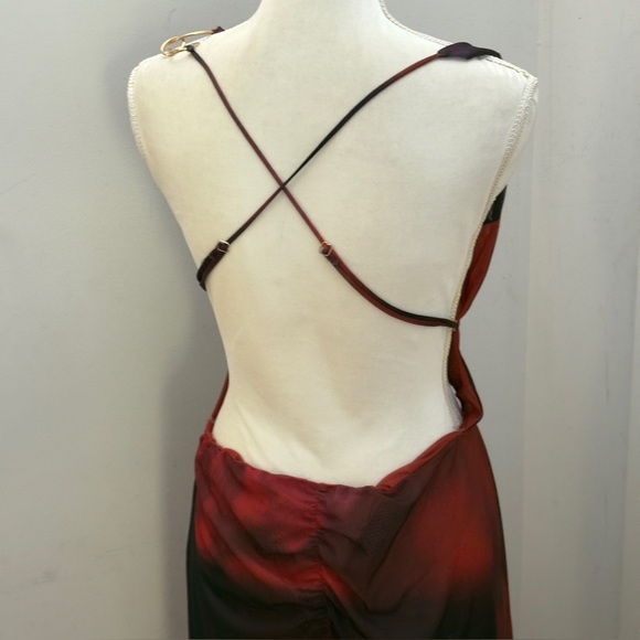 Jaded London Sedona Vixen Red Maxi Dress, size 6 - Picture 3 of 9